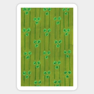 Lettuce field Sticker